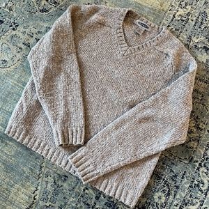 Old Navy V-neck Sweater (XS) Light Grey